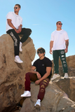 YoungLA  - 204 - Immortal Killer Joggers -  Burgundy 