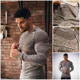  PHANTOM SEAMLESS LST-SHIRT - GREY 