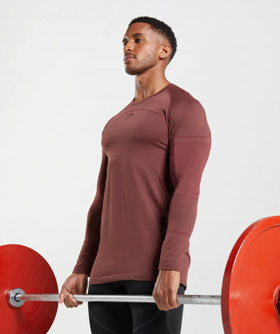  315 LONG SLEEVE T-SHIRT - Cherry Brown 