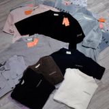  YOUNGLA - 421 Corduroy Supersized Tees - BLACK 