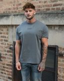  YoungLA 471 CHROME TEES -  Grey Wash 