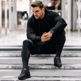  GYMSHARK OVERSIZE HOODIE - BLACK 