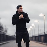  GYMSHARK OVERSIZE HOODIE - BLACK 