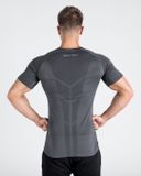  SEAMLESS SPYDER TEE - DARK GREY 