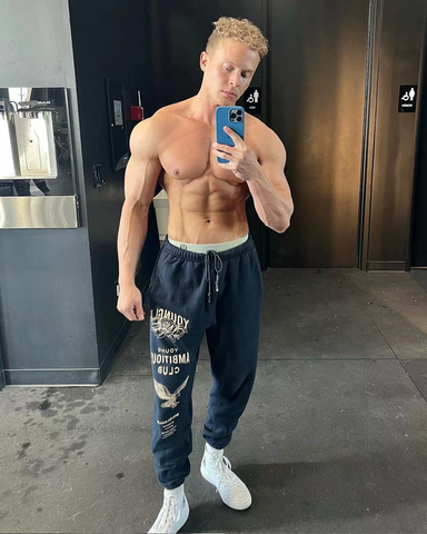  YoungLA - 233 The Immortal Joggers -  Navy 