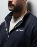  520 - Sunday Quarter Zips - Black 
