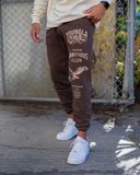  YoungLA - 233 The Immortal Joggers - Brown Washed 