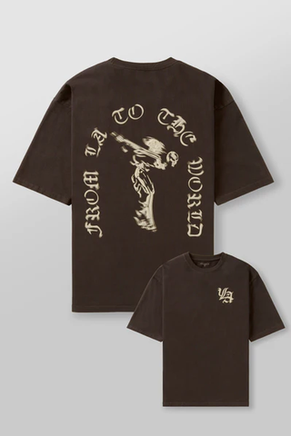  4096 - Worldwide Excellence Tees - Brown 