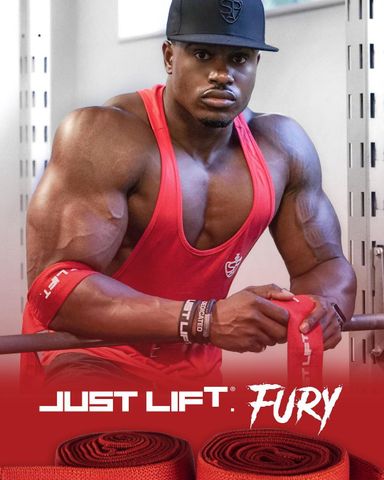  JUST LIFT. FURY KNEE/ELBOW WRAPS 