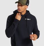  GYMSHARK CREST HOODIE - BLACK 