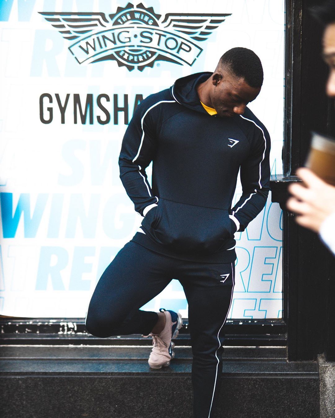 GYMSHARK RECESS HOODIE BLACK LukeAesthetic