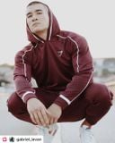  GYMSHARK RECESS HOODIE - RED 