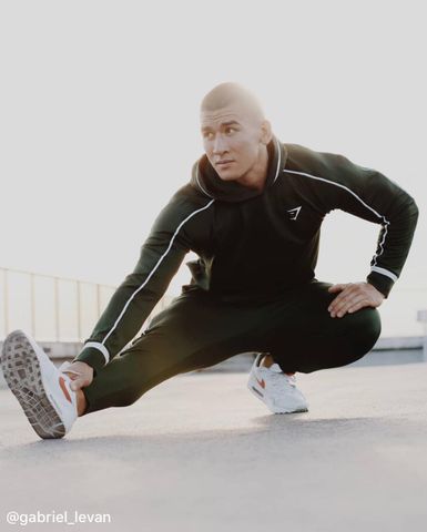 GYMSHARK RECESS HOODIE - BLACK 
