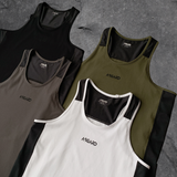  ASGARD SINGLET TANKTOP - OLIVE / BLACK 