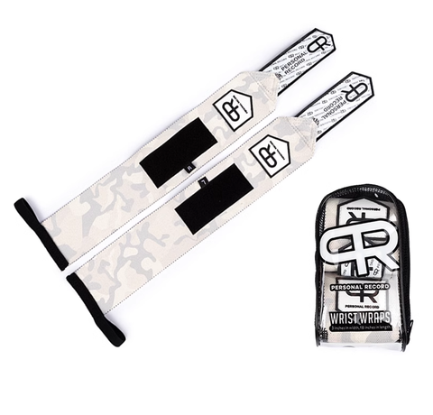  HEAVY DUTY PREMIUM WRIST WRAPS –  White Camo 