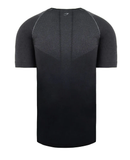  GYMSHARK Vital Ombre SEAMLESS T-SHIRTS - Smokey Grey Marl / Black 