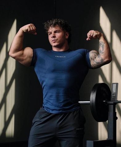  YOUNGLA - 475 SuperVillain Compression Tees - Navy 