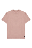  YoungLA 472 - MELLOW LOGO TEES -  Dusty Pink Wash 
