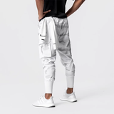  CARGO HIGH RIB JOGGER - WHITE CAMO 