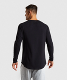  BLOCK LONG SLEEVE T-SHIRT – BLACK/W 