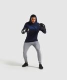  GYMSHARK BLOCK HOODIE - NAVY 