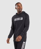  GYMSHARK BLOCK HOODIE - BLACK/WHITE 