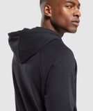  GYMSHARK BLOCK HOODIE - BLACK/WHITE 