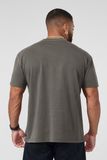  YoungLA 472 - MELLOW LOGO TEES -  Coal Wash 