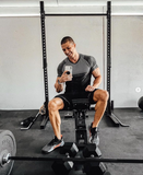  GYMSHARK Vital Ombre SEAMLESS T-SHIRTS - Smokey Grey Marl / Black 
