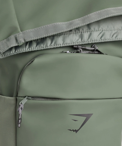  Sleek Backpack Roll Top  - DUSK GREEN 