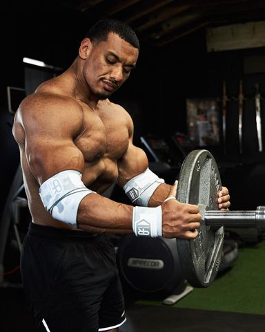  Personal Record Heavy Duty Premium Elbow Wraps - PR903 - Snow Camo 