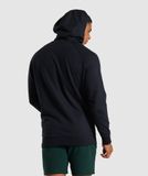  GYMSHARK CONTRAST HOODIE - BLACK 