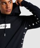  GYMSHARK CONTRAST HOODIE - BLACK 