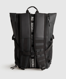  Sleek Backpack Roll Top  - BLACK 