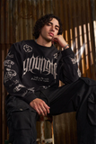  YOUNGLA - 8046 - BMF Long Sleeves -Black 