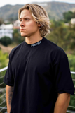  YoungLA 467 Roman Tees - Black 