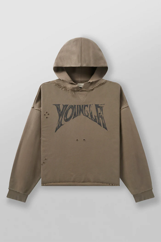  YoungLA -5054 - Drifter Hoodies -  Coffee Wash 