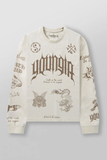  YOUNGLA - 8046 - BMF Long Sleeves - Cream Wash 