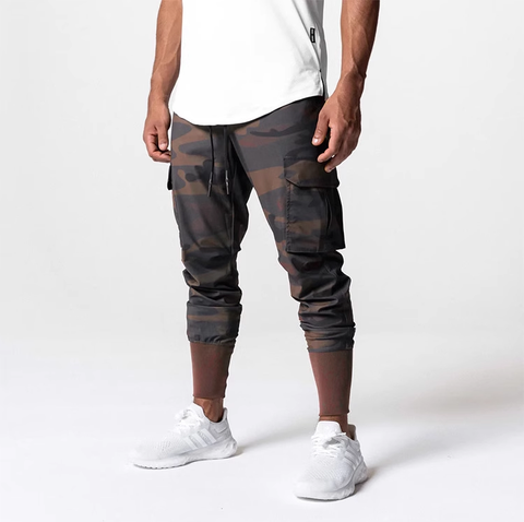 CARGO HIGH RIB JOGGER - RUST CAMO 