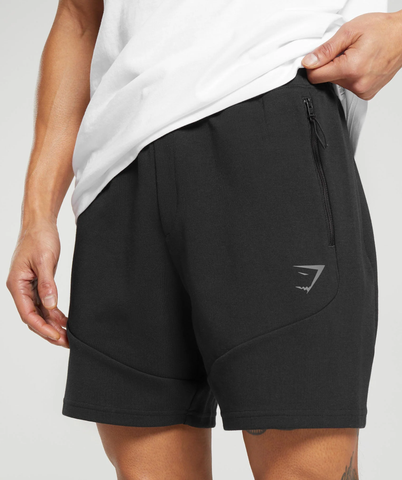 Interlock Tech 6" Shorts - Black 