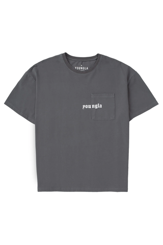  416 ETERNAL POCKET TEES - Coal Wash 