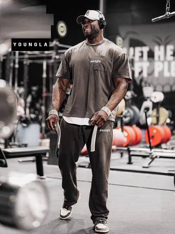  YoungLA - 216 Eternal No Cuff Sweats - Brown Wash 