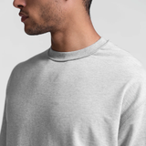  1 REVERSIBLE VENTED TEE -  Heather Grey 