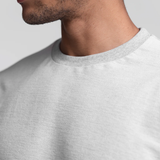  REVERSIBLE VENTED TEE -  Heather Grey 