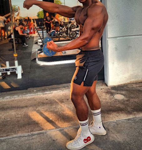  YOUNGLA - 114 Hybrid Short Shorts - Black 