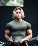  YOUNGLA - 475 SuperVillain Compression Tees - Forest Green 