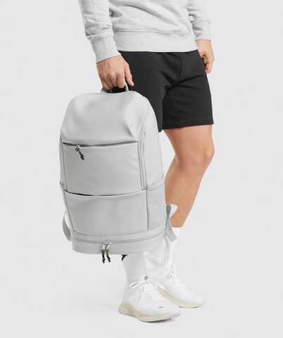  Sleek Backpack - Light Grey 
