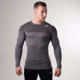  PHANTOM SEAMLESS LST-SHIRT - Grey 