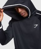  GYMSHARK RECESS HOODIE - BLACK 