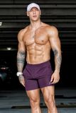  YOUNGLA - 114 Hybrid Short Shorts - Purple 